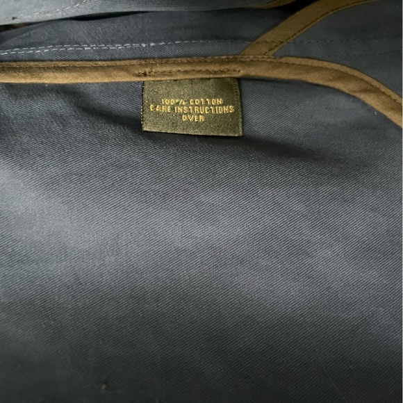 J.L. Powell Sporty Blazer Men Size 48 Button Front Cotton Navy Blue - Picture 11 of 16